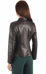 Women Genuine Leather Jacket WJ 49 freeshipping - SkinOutfit