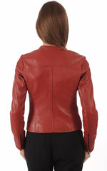 Women Genuine Leather Jacket WJ 51 freeshipping - SkinOutfit