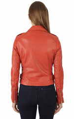 Women Genuine Leather Jacket WJ 56 freeshipping - SkinOutfit