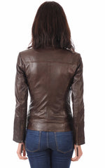 Women Genuine Leather Jacket WJ 61 freeshipping - SkinOutfit