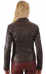 Women Genuine Leather Jacket WJ 62 freeshipping - SkinOutfit