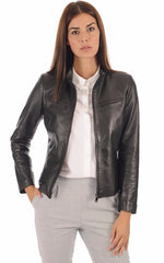 Women Genuine Leather Jacket WJ 64 freeshipping - SkinOutfit