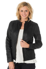 Women Genuine Leather Jacket WJ 71 freeshipping - SkinOutfit