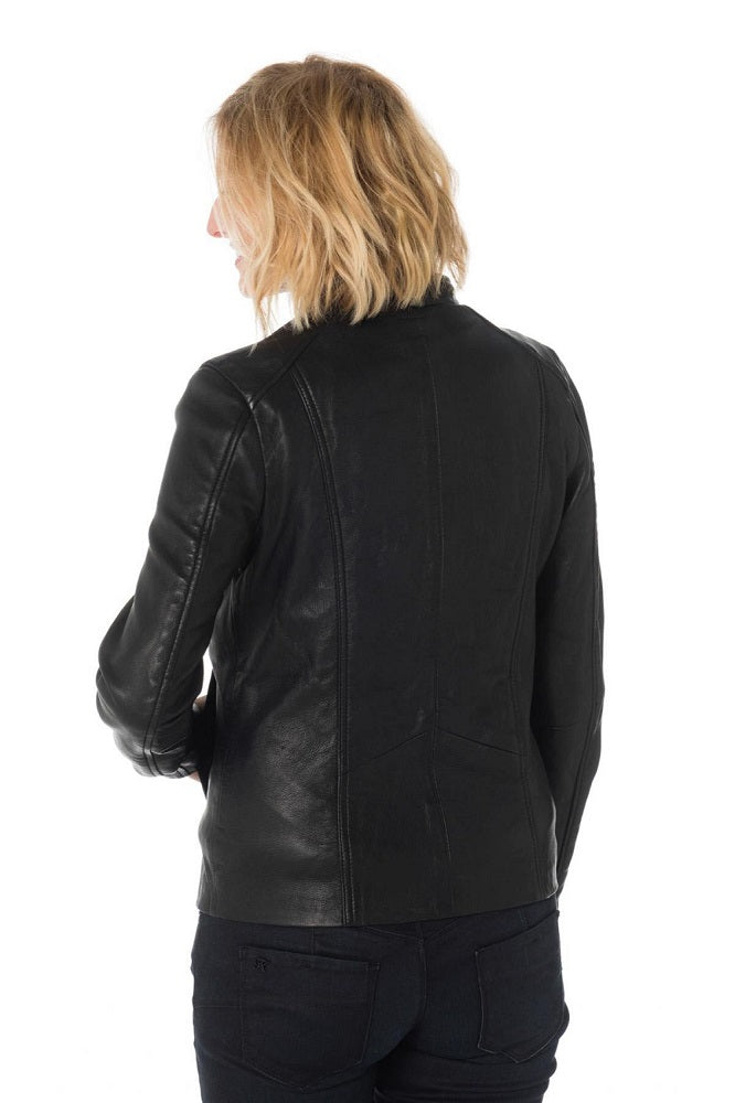 Women Genuine Leather Jacket WJ 71 freeshipping - SkinOutfit