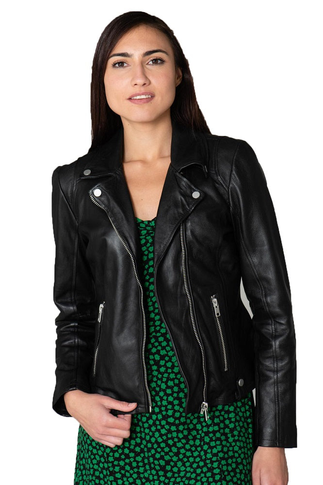 Women Genuine Leather Jacket WJ 85 freeshipping - SkinOutfit
