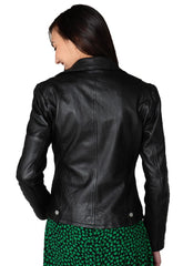 Women Genuine Leather Jacket WJ 85 freeshipping - SkinOutfit