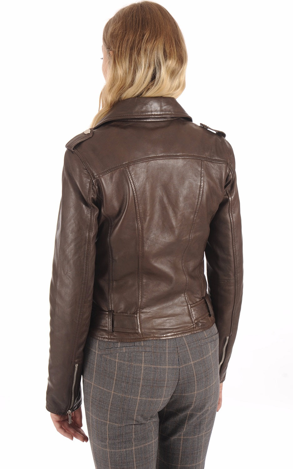 Women Genuine Leather Jacket WJ 88 freeshipping - SkinOutfit