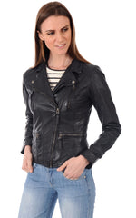 Women Genuine Leather Jacket WJ 89 freeshipping - SkinOutfit