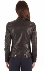 Women Genuine Leather Jacket WJ 90 freeshipping - SkinOutfit