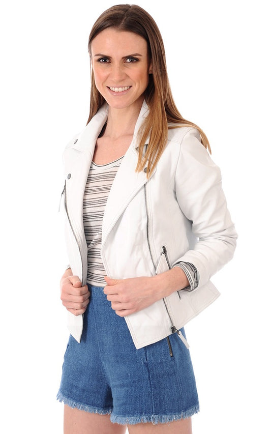 Women Genuine Leather Jacket WJ 94 freeshipping - SkinOutfit