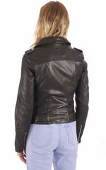 Women Genuine Leather Jacket WJ 97 freeshipping - SkinOutfit