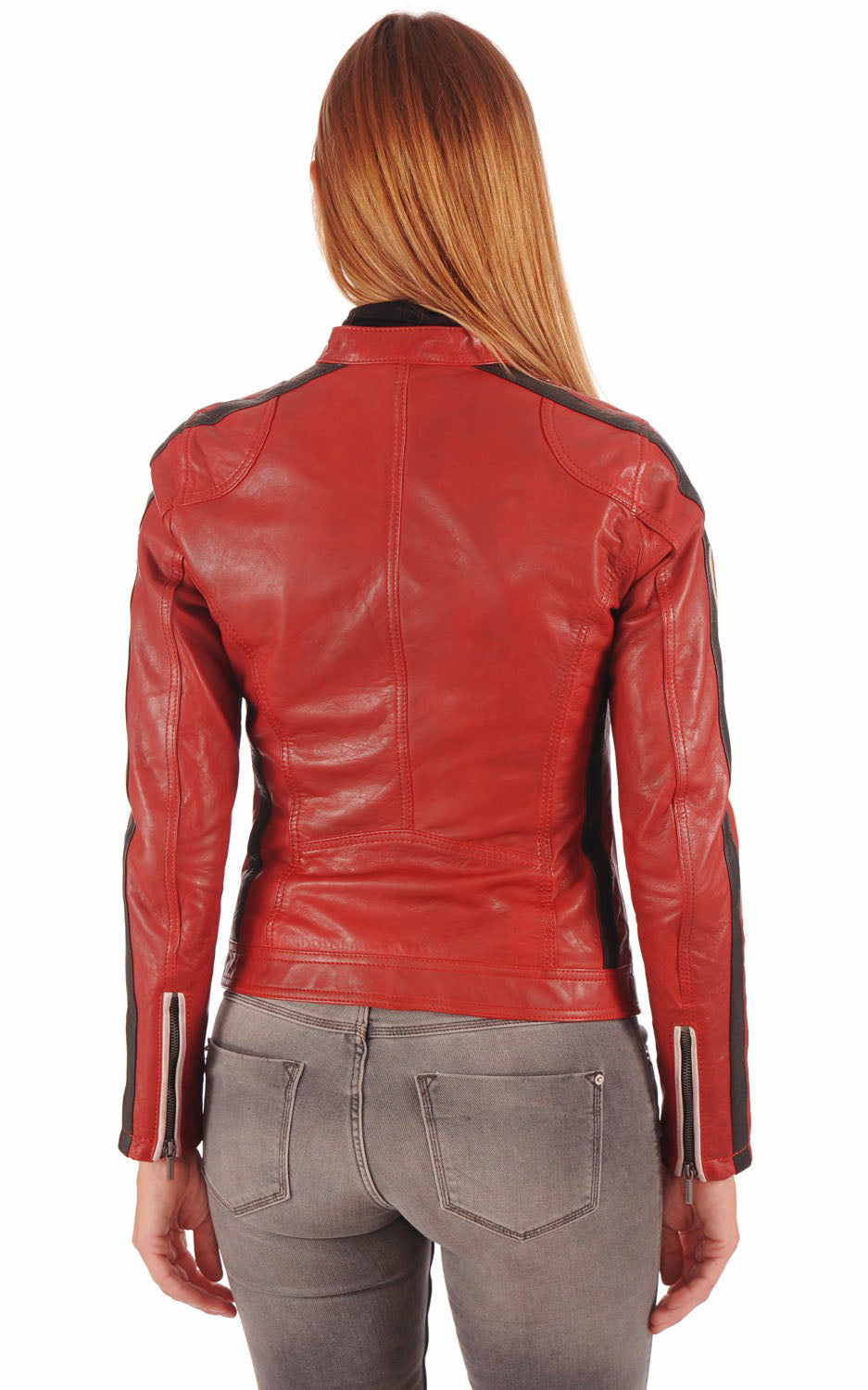 Women Genuine Leather Jacket WJ 99 SkinOutfit