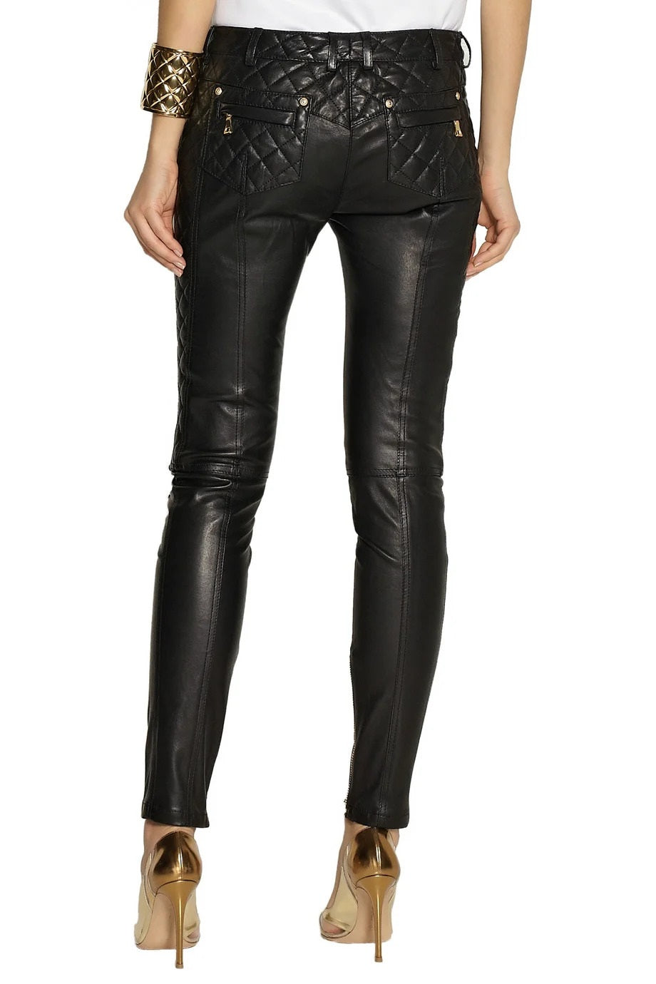 Women Genuine Leather Pant WP 02 SkinOutfit