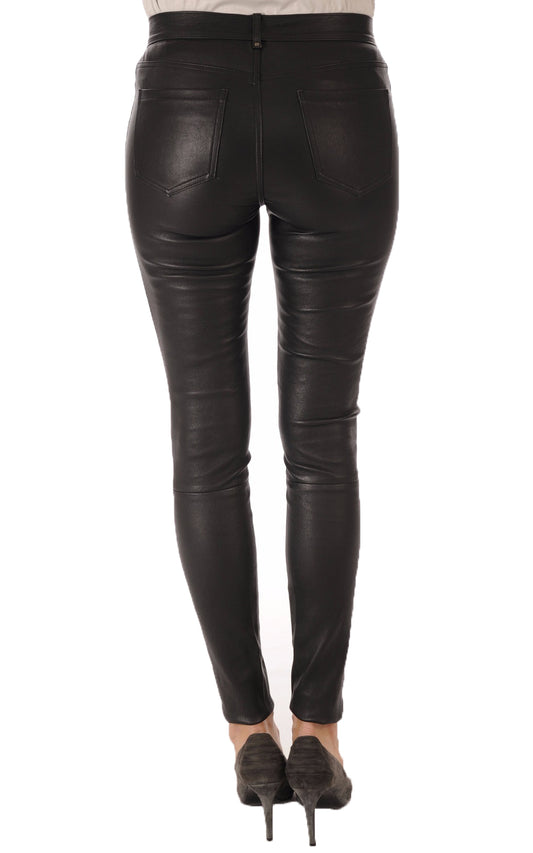 Women Genuine Leather Pant WP 03 SkinOutfit