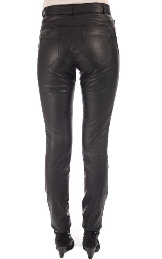 Women Genuine Leather Pant WP 04 SkinOutfit