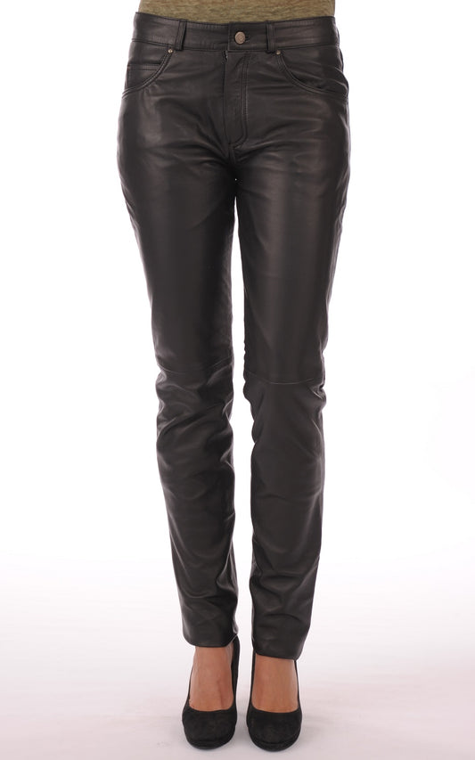 Women Genuine Leather Pant WP 05 SkinOutfit