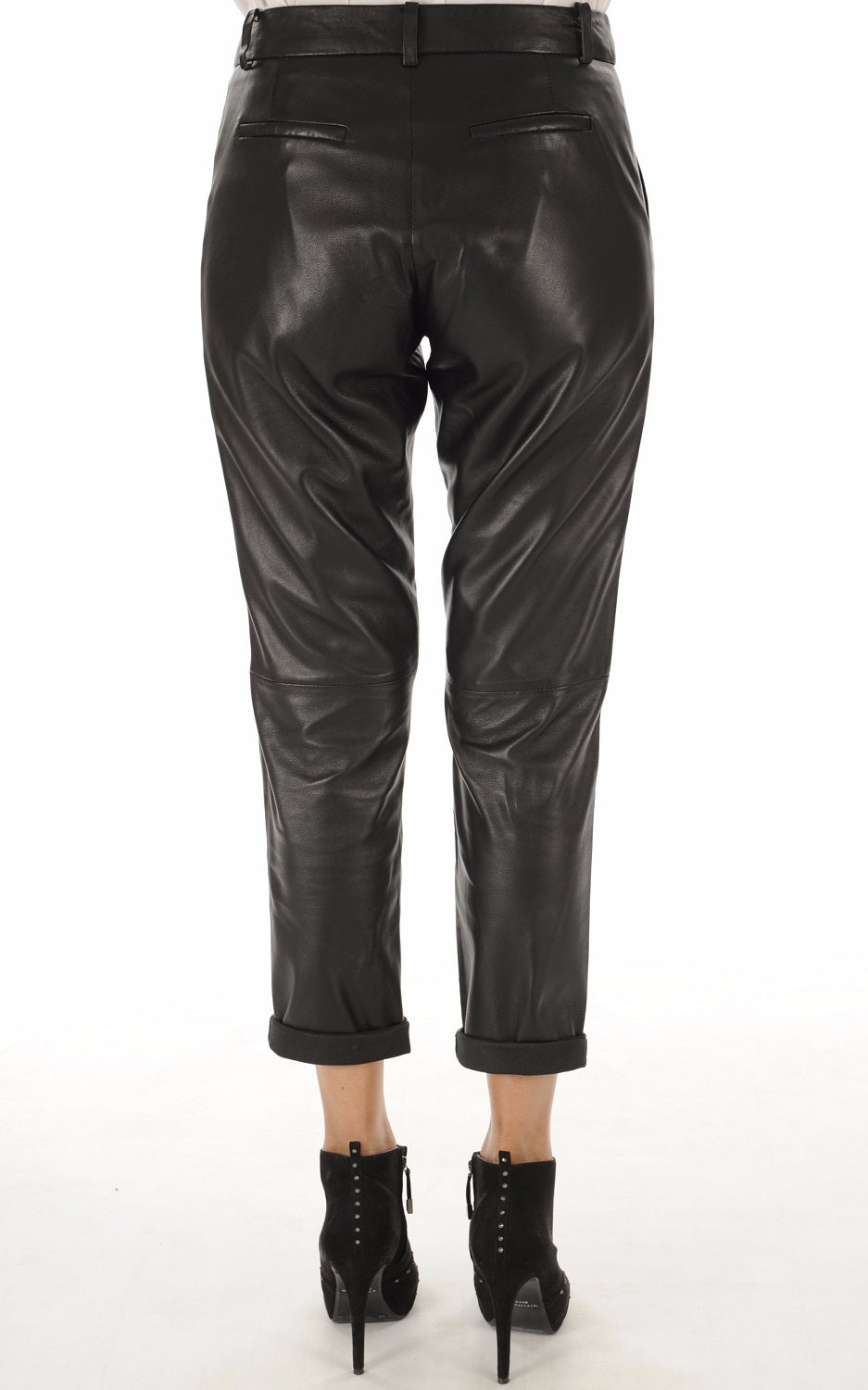 Women Genuine Leather Pant WP 06 SkinOutfit