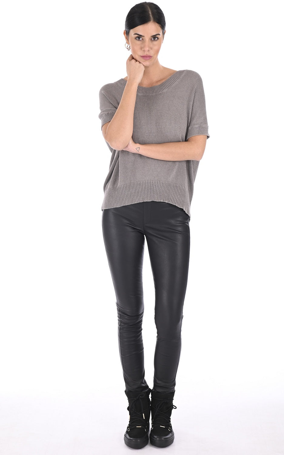 Women Genuine Leather Pant WP 11 SkinOutfit