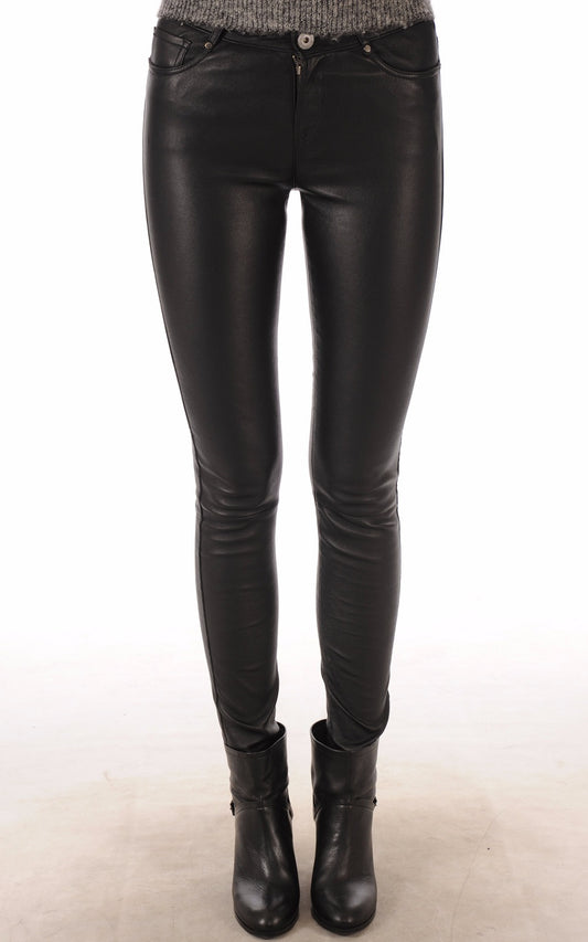 Women Genuine Leather Pant WP 13 SkinOutfit