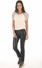 Women Genuine Leather Pant WP 15 SkinOutfit