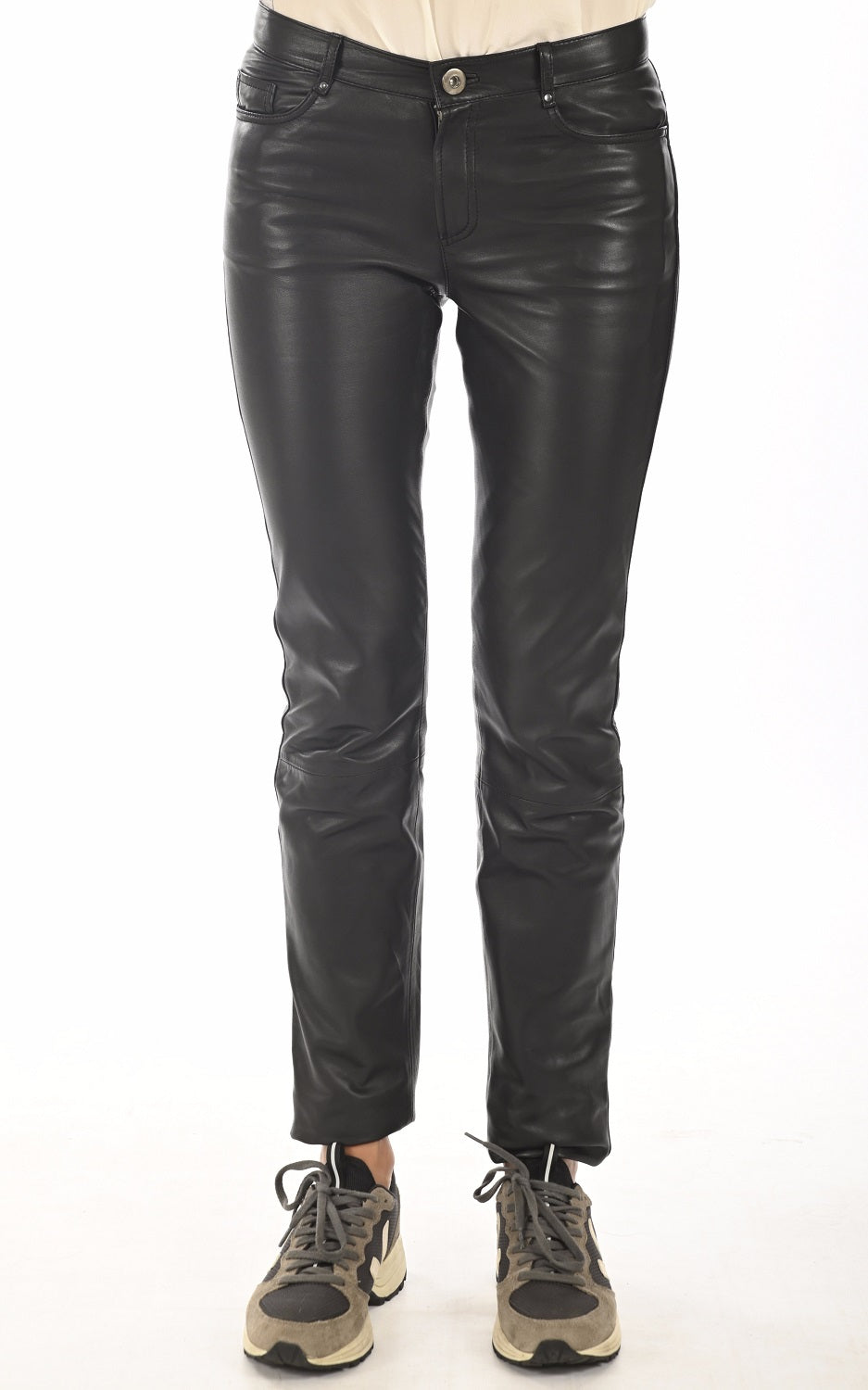 Women Genuine Leather Pant WP 15 SkinOutfit