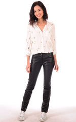 Women Genuine Leather Pant WP 17 SkinOutfit