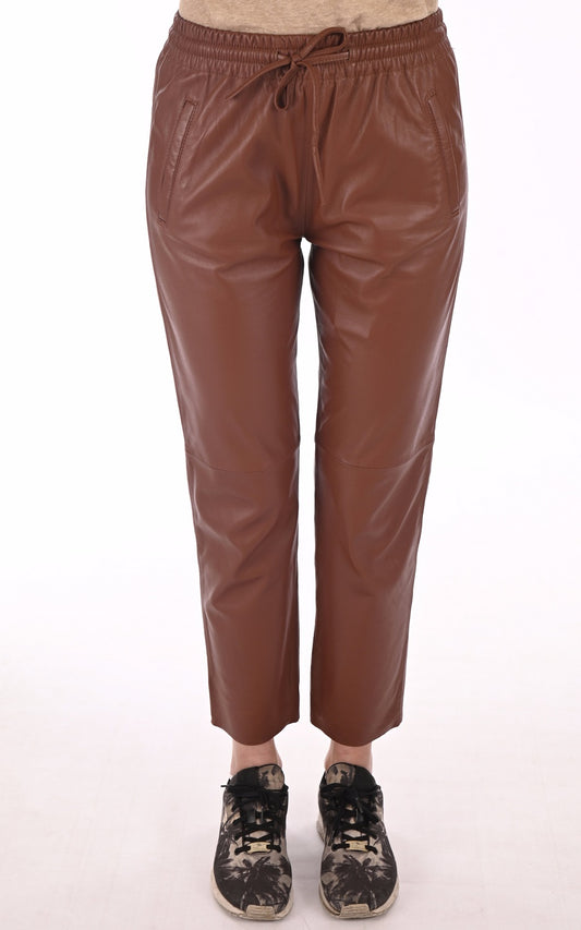 Women Genuine Leather Pant WP 18 SkinOutfit