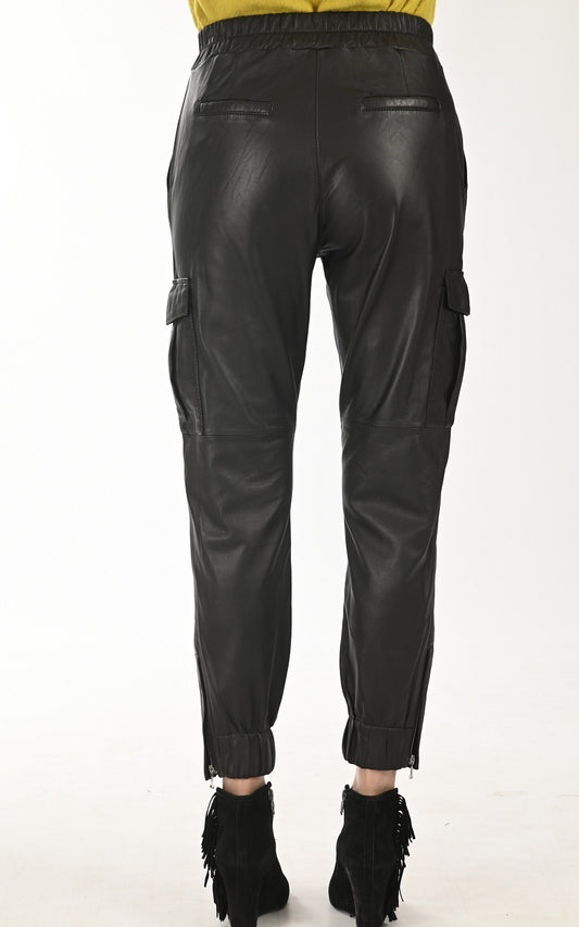 Women Genuine Leather Pant WP 20 SkinOutfit