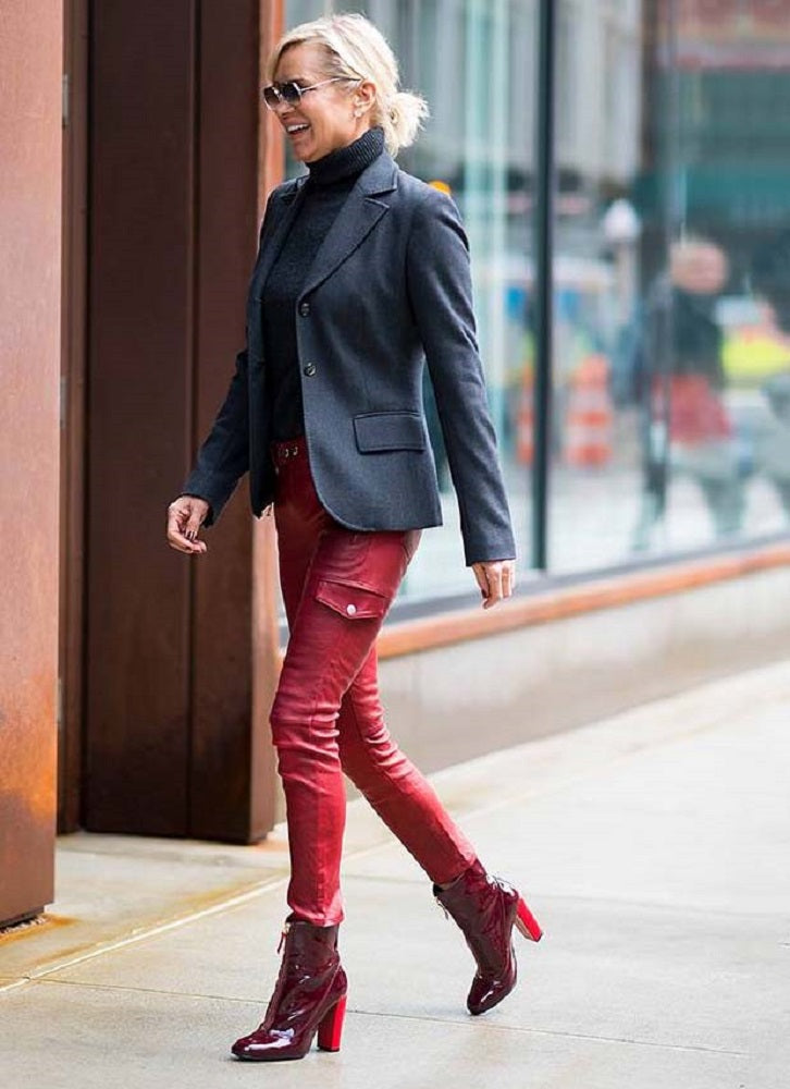 Women Genuine Leather Pant WP 60 SkinOutfit