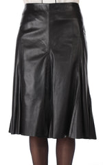 Women Genuine Leather Skirt WS 03 SkinOutfit