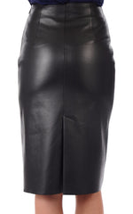 Women Genuine Leather Skirt WS 20 SkinOutfit