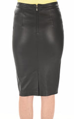 Women Genuine Leather Skirt WS 26 SkinOutfit