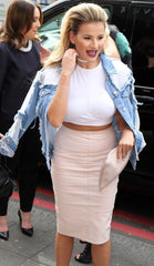 Women Genuine Leather Skirt WS 82 SkinOutfit