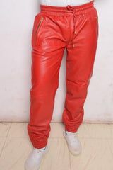 Men Genuine Leather Pant MP 05 SkinOutfit